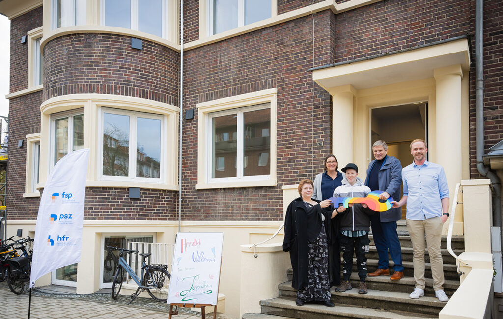 Schlüsselübergabe im Jugendhaus Geiststraße – Jugendhilfeprojekt der FSP Münster offiziell eröffnet