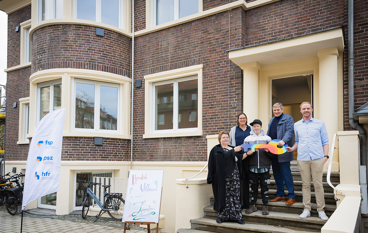 Schlüsselübergabe im Jugendhaus Geiststraße – Jugendhilfeprojekt der FSP Münster offiziell eröffnet
