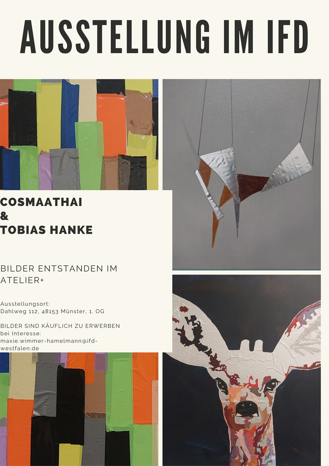 Ausstellung im IFD Cosmaathai & Tobias Hanke